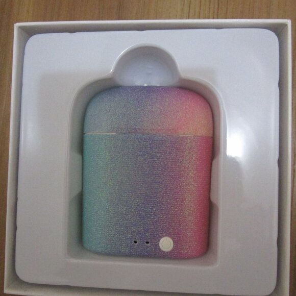 Sugar & Jade White Wireless Bluetooth earbuds colorful sparkle case NIB - Picture 6 of 13